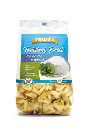 Tortelloni freschi con Ricotta e Spinaci