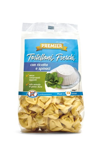 Tortelloni freschi con Ricotta e Spinaci